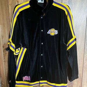 Velour lakers suit